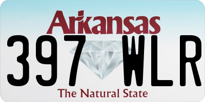 AR license plate 397WLR