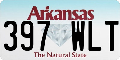 AR license plate 397WLT