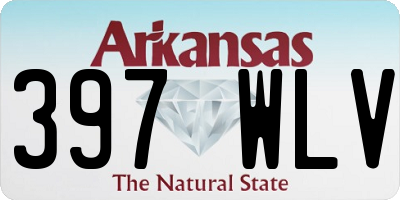 AR license plate 397WLV