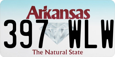 AR license plate 397WLW