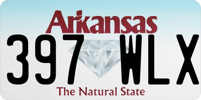 AR license plate 397WLX