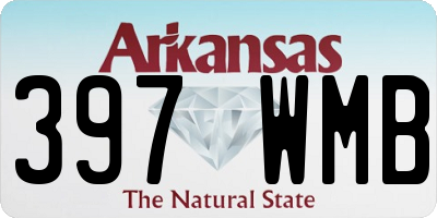 AR license plate 397WMB