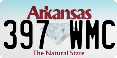 AR license plate 397WMC