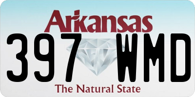 AR license plate 397WMD