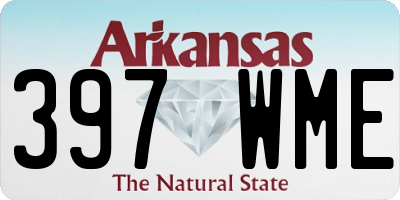 AR license plate 397WME