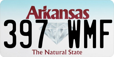AR license plate 397WMF