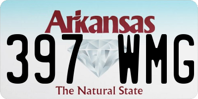 AR license plate 397WMG