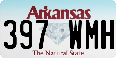 AR license plate 397WMH