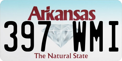 AR license plate 397WMI
