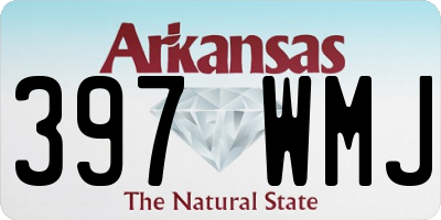 AR license plate 397WMJ