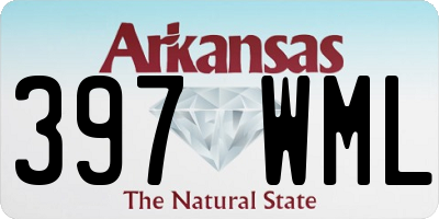 AR license plate 397WML