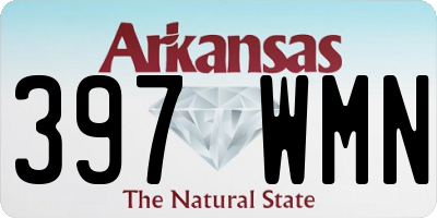 AR license plate 397WMN