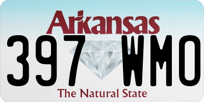 AR license plate 397WMO
