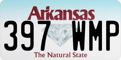 AR license plate 397WMP