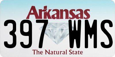 AR license plate 397WMS