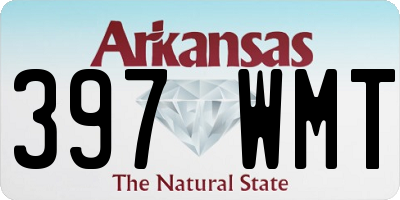 AR license plate 397WMT