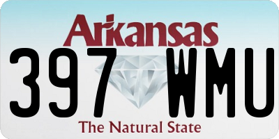 AR license plate 397WMU