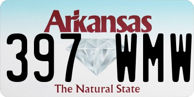 AR license plate 397WMW