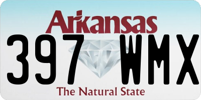 AR license plate 397WMX