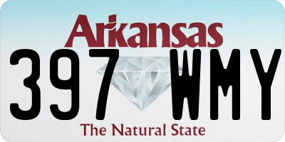 AR license plate 397WMY