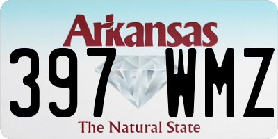 AR license plate 397WMZ