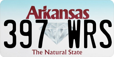AR license plate 397WRS