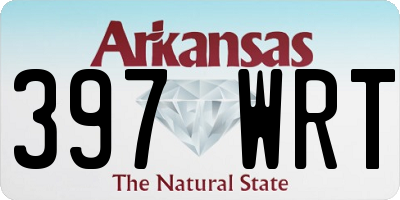 AR license plate 397WRT