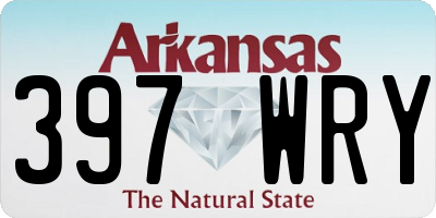 AR license plate 397WRY