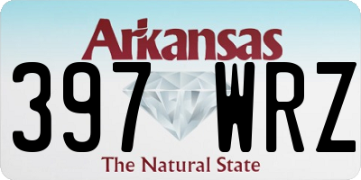AR license plate 397WRZ