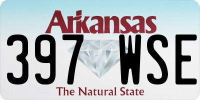 AR license plate 397WSE