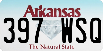 AR license plate 397WSQ