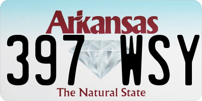 AR license plate 397WSY