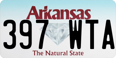AR license plate 397WTA