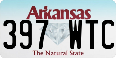 AR license plate 397WTC