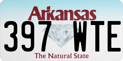 AR license plate 397WTE
