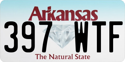 AR license plate 397WTF