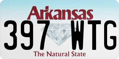 AR license plate 397WTG