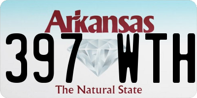 AR license plate 397WTH