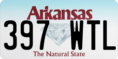 AR license plate 397WTL