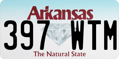 AR license plate 397WTM