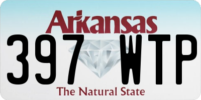 AR license plate 397WTP