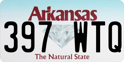 AR license plate 397WTQ