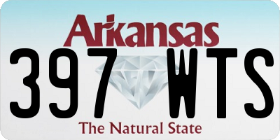 AR license plate 397WTS