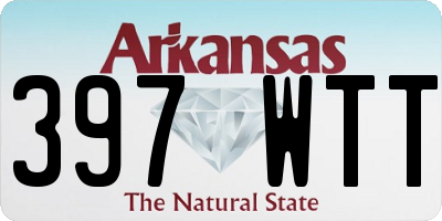 AR license plate 397WTT