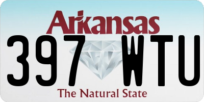 AR license plate 397WTU