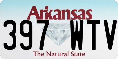 AR license plate 397WTV