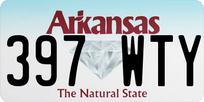 AR license plate 397WTY