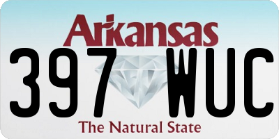 AR license plate 397WUC