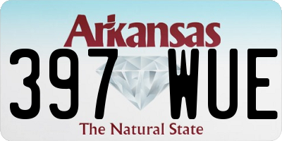 AR license plate 397WUE