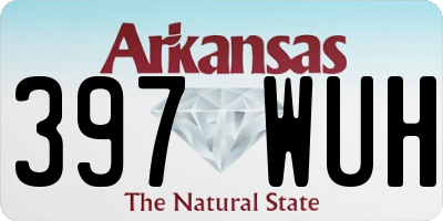 AR license plate 397WUH